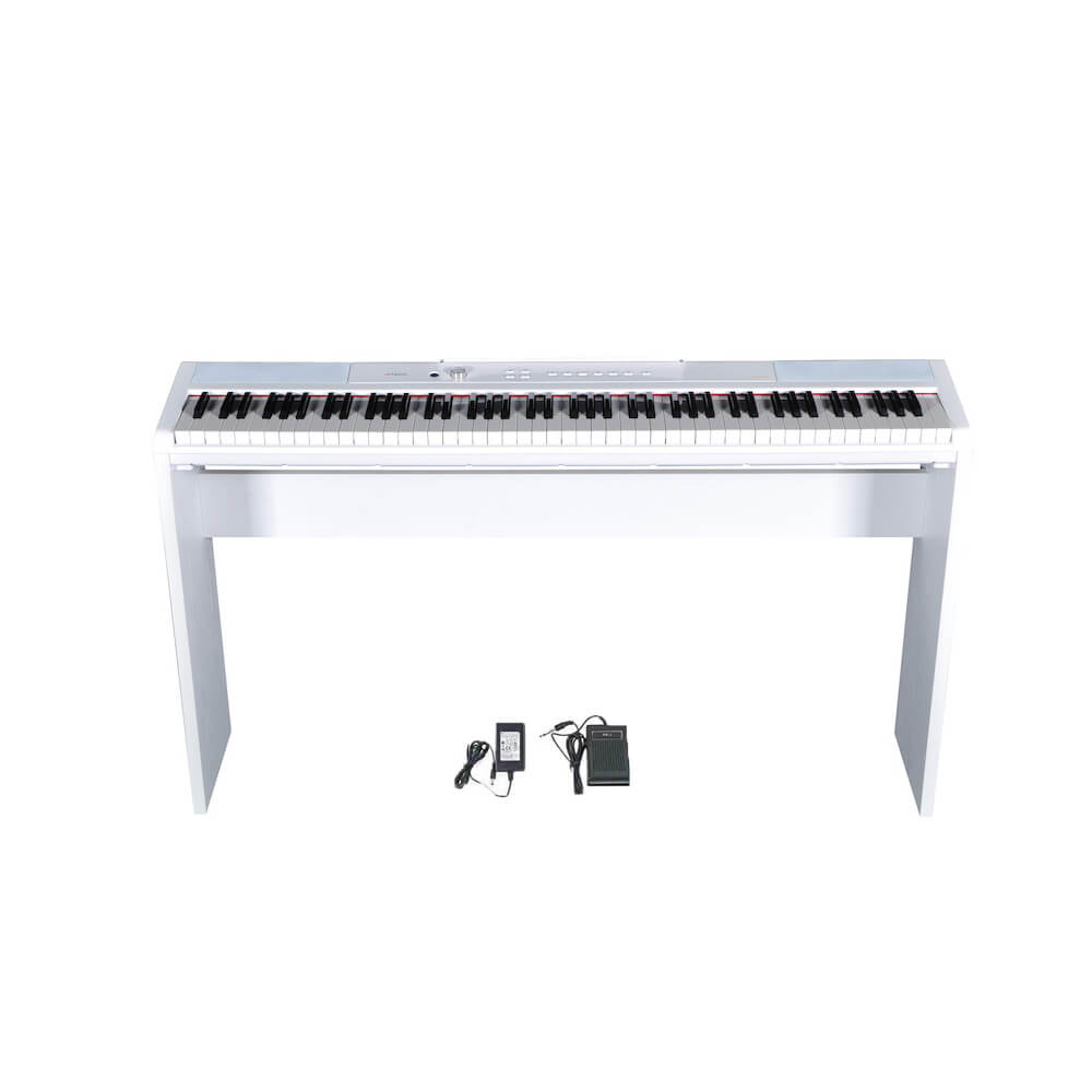 ☆artesia Performer/WH + ST-1/WH + Customtry HP-170 電子ピアノ ...